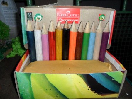 Trabalhos de reciclagem.